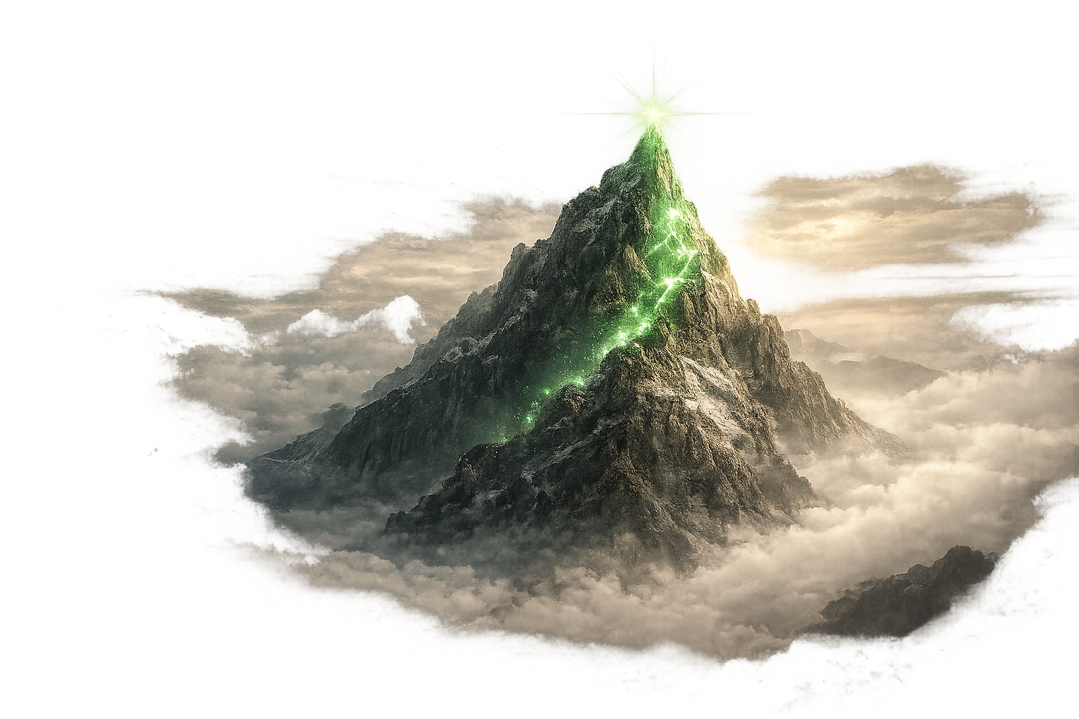 PINTAARA Pinnacle — glowing mountain peak